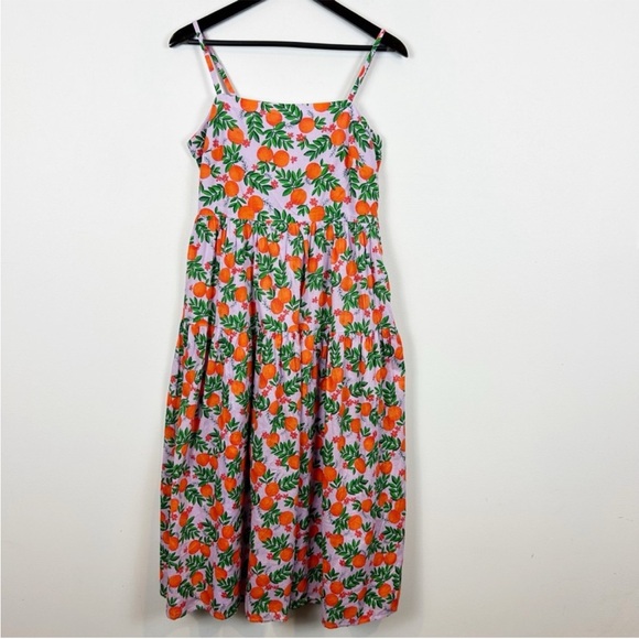 J. Crew Dresses & Skirts - J. Crew Strappy Midi Dress Women's Size 8 in Vintage Lilac Multi